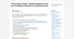 Desktop Screenshot of better-management.org
